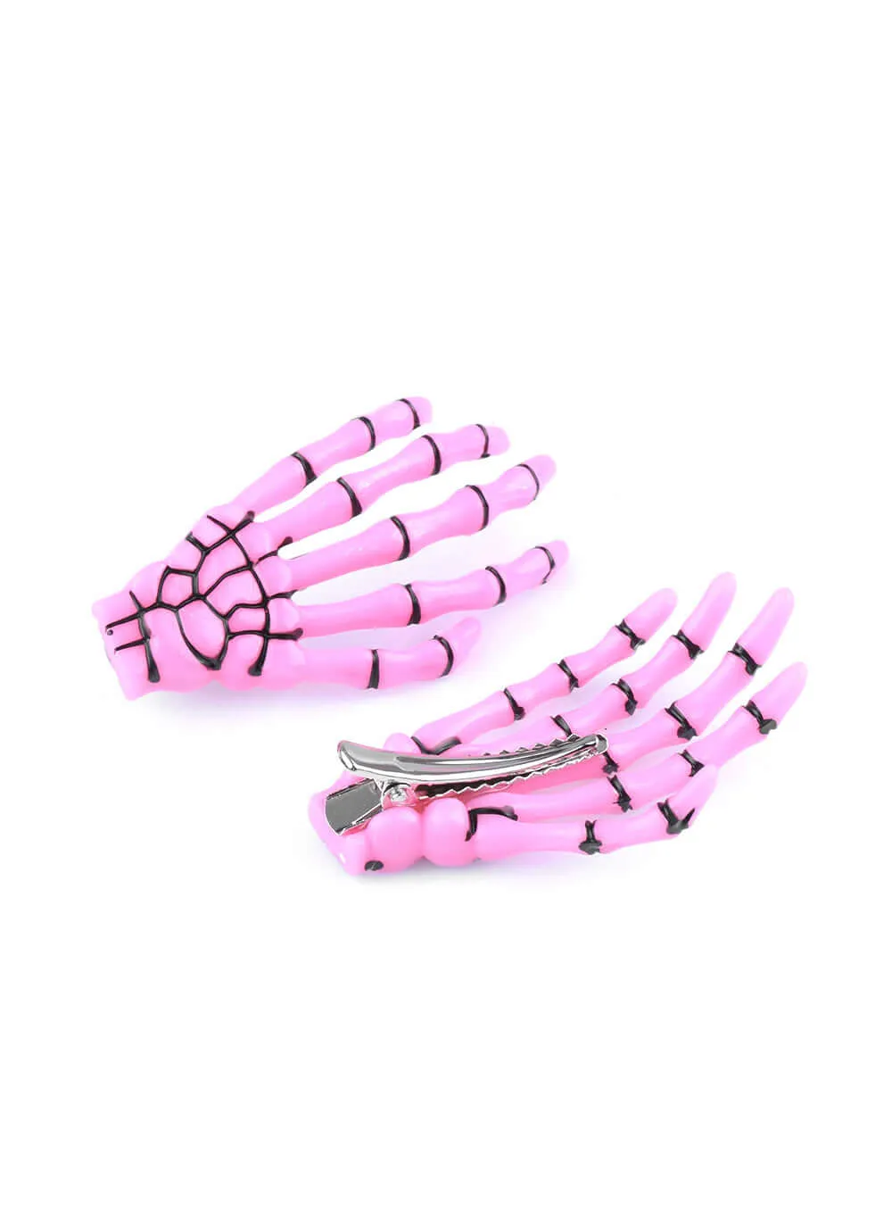 1 pair Fashion Hair Accessories Skeleton Claws Skull