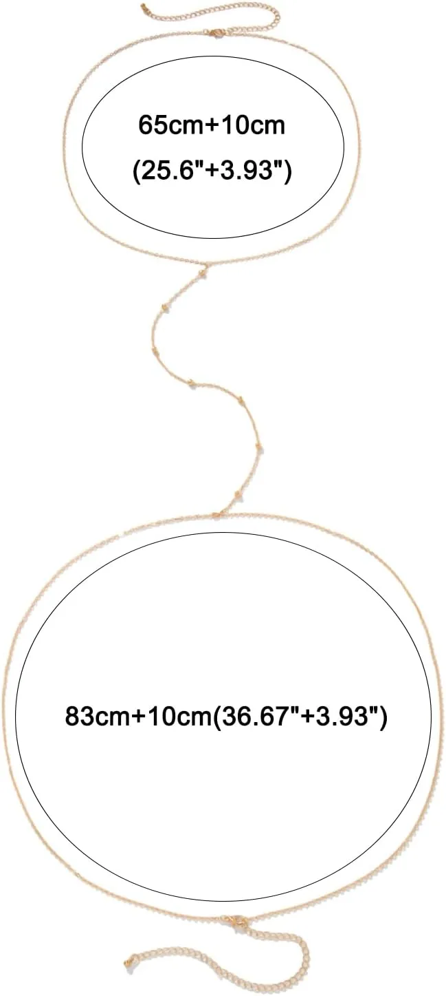 14K Gold Sexy Body Chains for Women, Layered Rhinestone Crossover Bikini Bra Body Jewelry, Summer Beach Crystal Belly Waist Chain