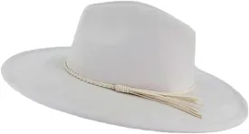 9.5CM Wide Brim Jazz Fedora Hats Men Suede Elegant Party Wedding Fedora Hat