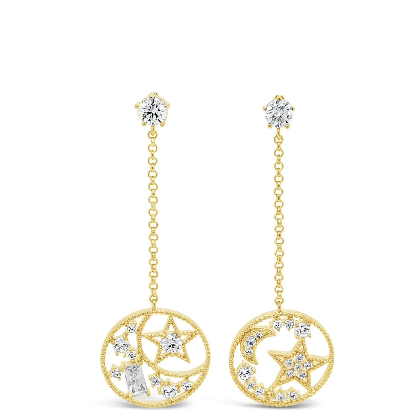 Absolute Star Gazer Drop Earrings - Gold