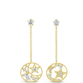 Absolute Star Gazer Drop Earrings - Gold