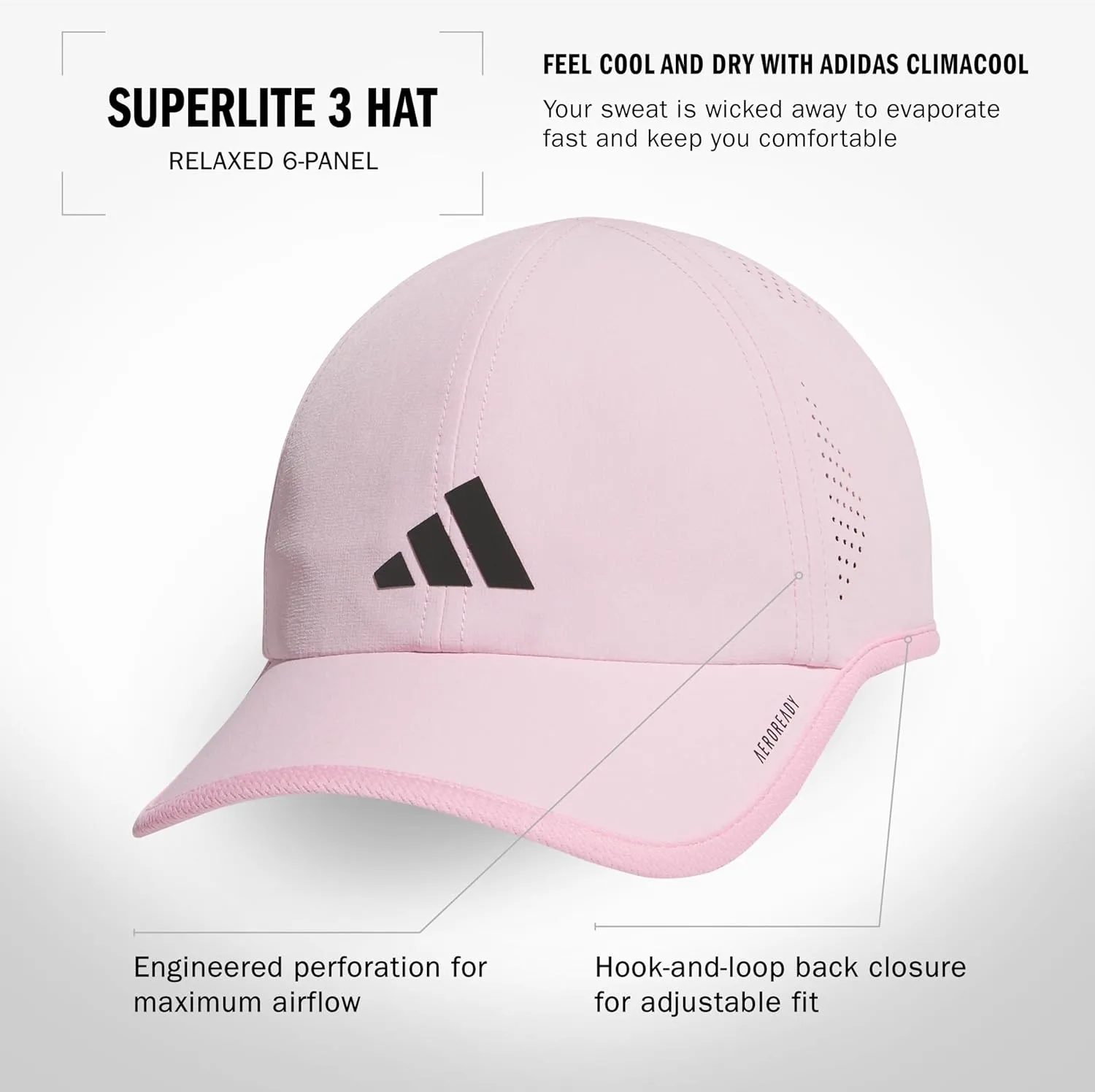 adidas Men's Superlite Relaxed Adjustable Performance Cap