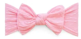 Baby Bling Bubblegum Dot Patterned Knot Headband