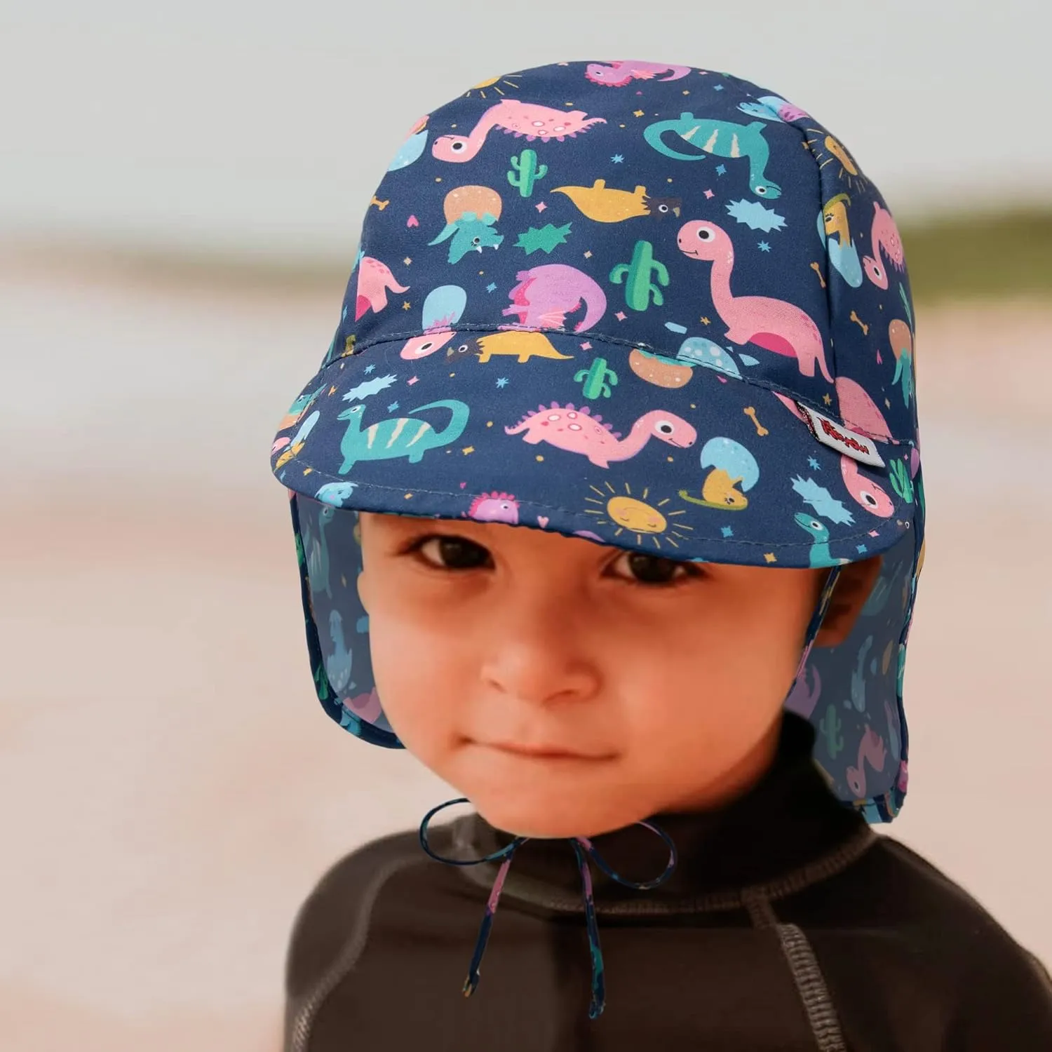 Baby Sun Hat UPF 50  Uv Ray Sun Protection Infant Summer Swim Hat with Neck Flap Toddler Hats for Boys Girls
