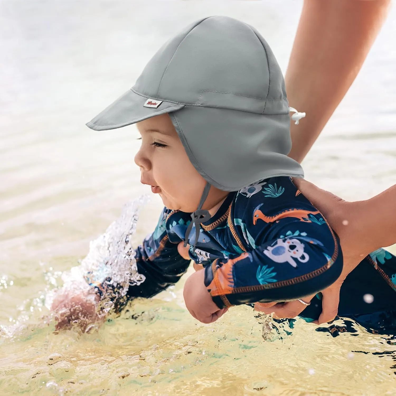 Baby Sun Hat UPF 50  Uv Ray Sun Protection Infant Summer Swim Hat with Neck Flap Toddler Hats for Boys Girls