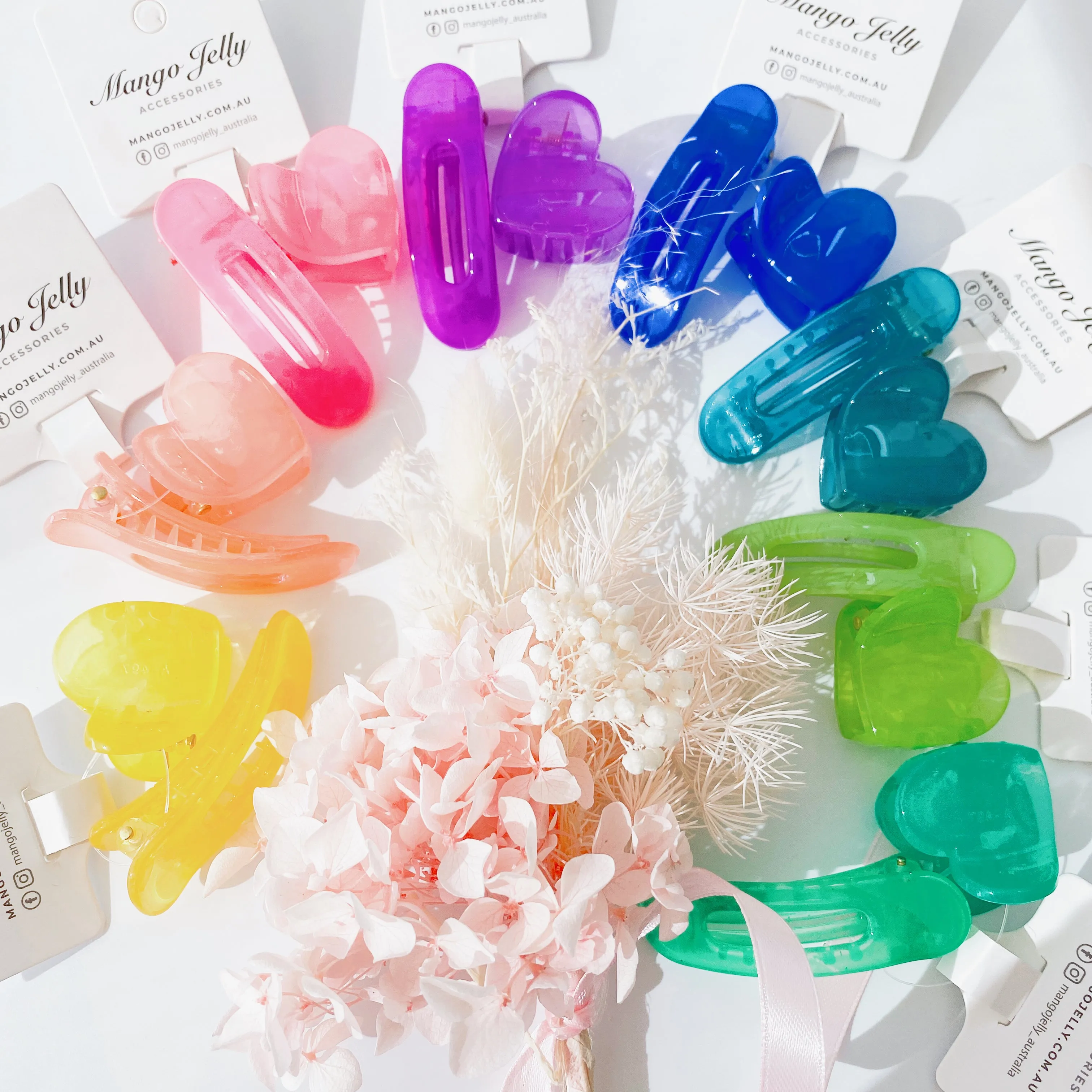 Candy Clips & Claws Set - Peach