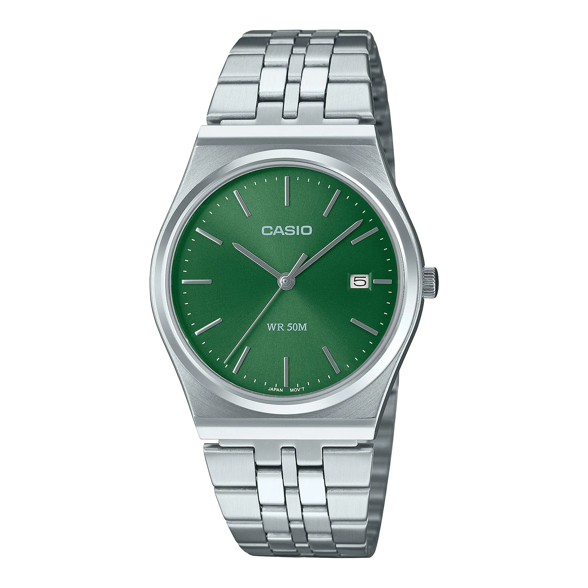 Casio Men's Analog Retro Look Minimalist Dial Watch MTPB145D-3A MTP-B145D-3A
