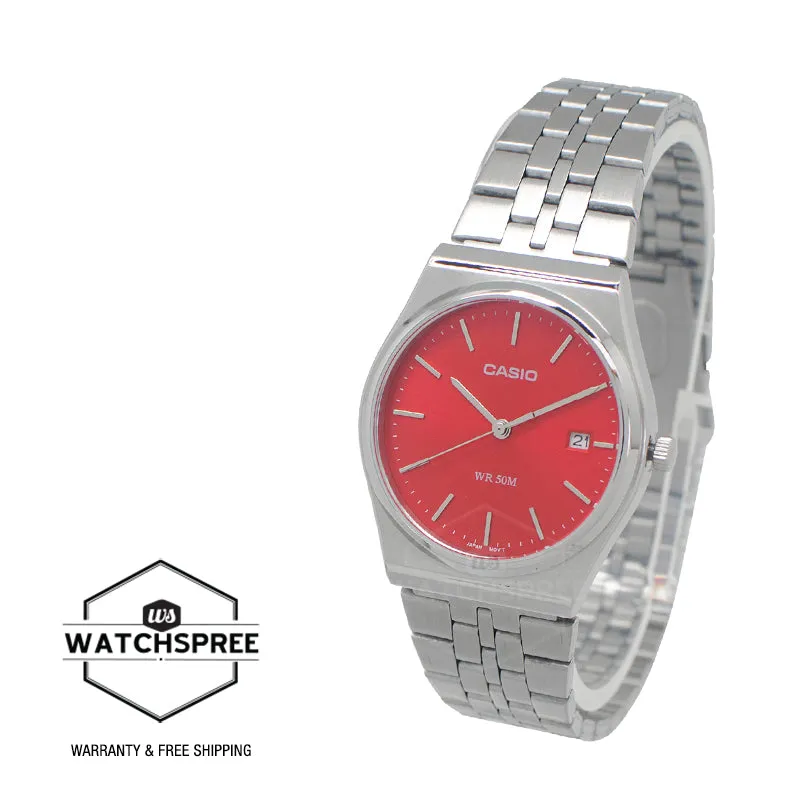 Casio Men's Analog Retro Look Minimalist Dial Watch MTPB145D-4A2 MTP-B145D-4A2