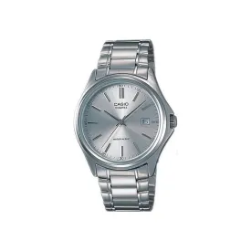 Casio Mens Silver Dial Silver Stainless Steel Band Analog Japanese Quartz Watch - MTP-1183A-7A-A