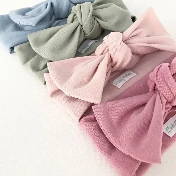Chambray Bow Knot Headband