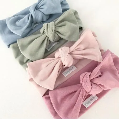 Chambray Bow Knot Headband