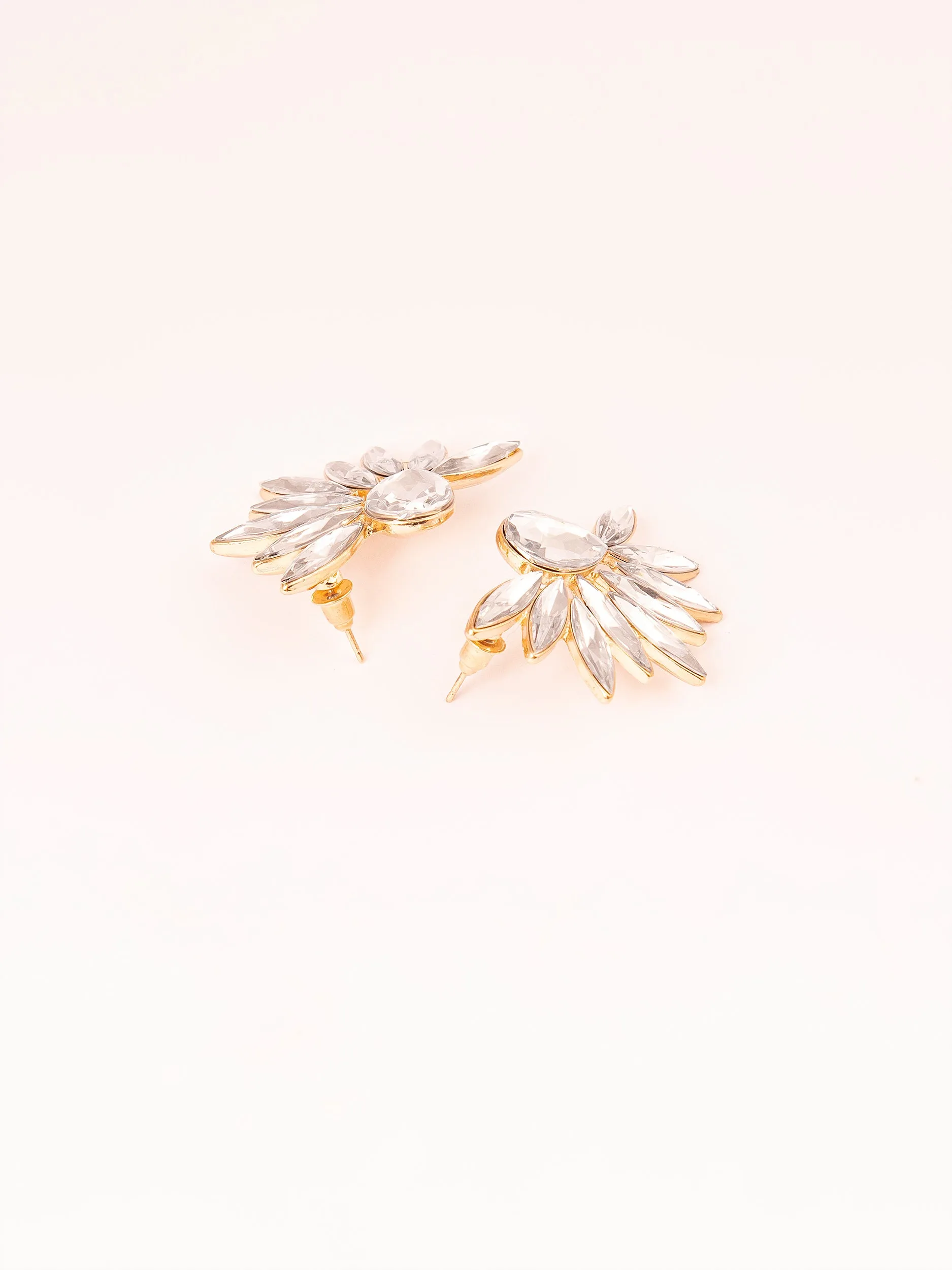 Crystal Floral Earrings