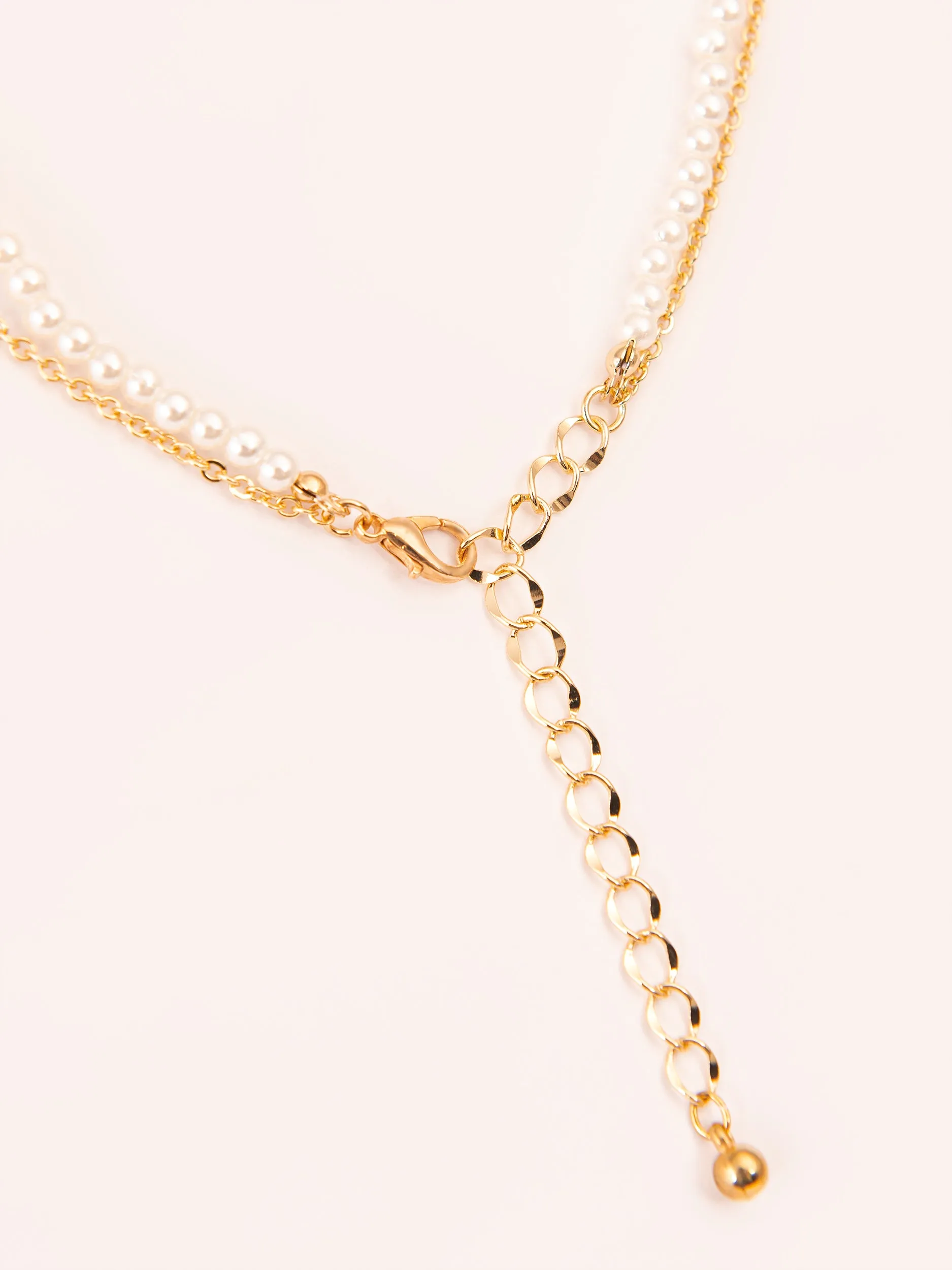 Embellished Butterfly Layered Necklace