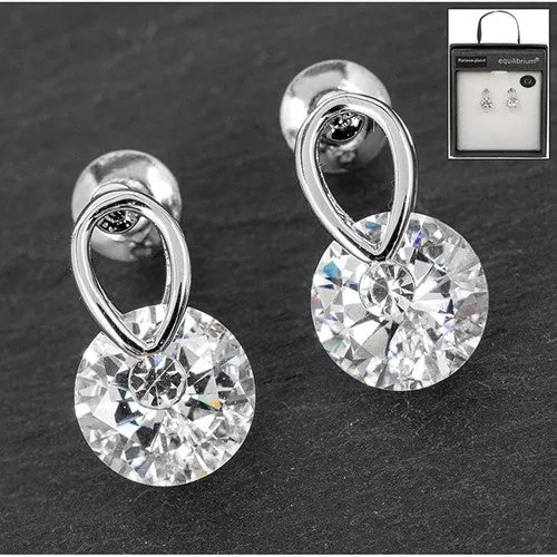 Equilibrium Crystal Drop Earrings