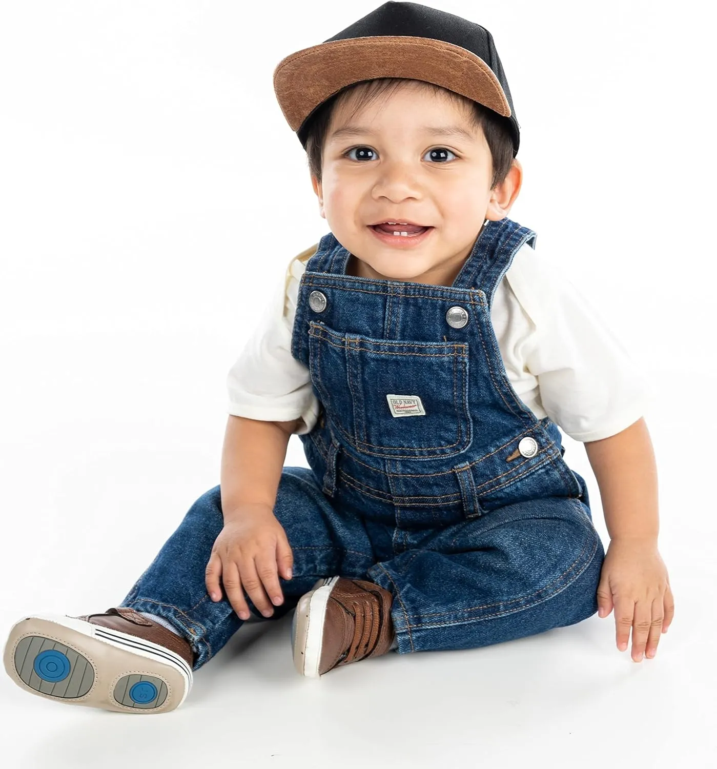 Funky Junque Kids Baseball Hat Girl Boy Toddler Infant Flat Brim Trucker Hat Youth Sun Beach Cap Summer Mesh