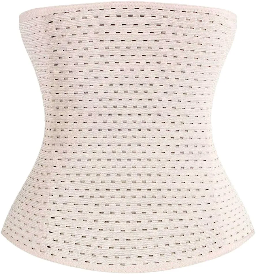 FUT Waist Trainer for Women Tummy Control Body Shaper Waist Cincher Shapewear with Steel Bones