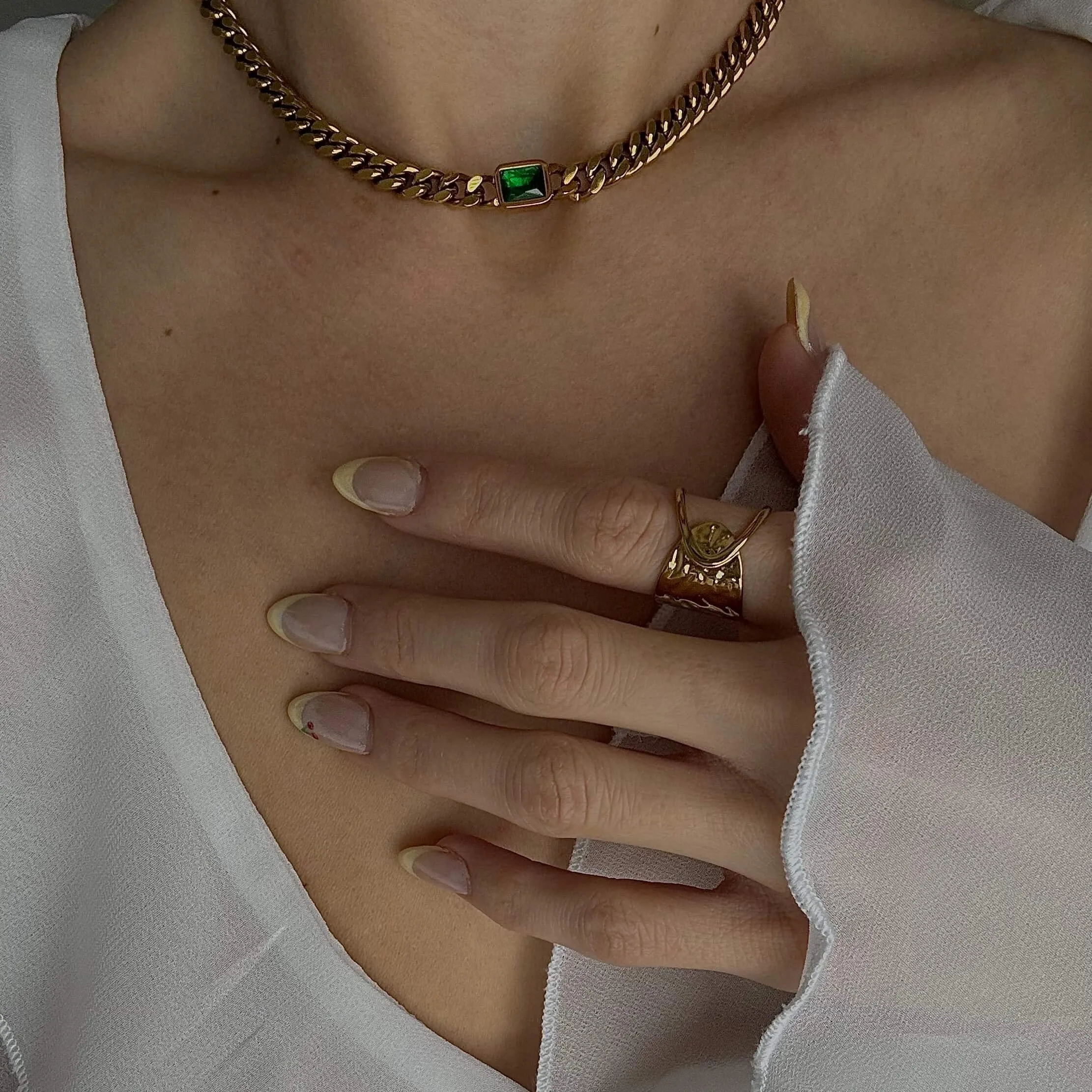 Gloria Hammered Ring