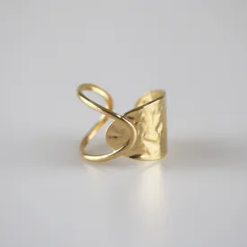 Gloria Hammered Ring