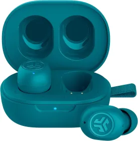 JLab JBuds Mini True Wireless Bluetooth Earbuds   Charging Case, Teal, IP55 Sweat and Dust Proof, Bluetooth Multipoint, Be Aware Audio, 3 EQ Sound Settings, Crystal Clear Calls