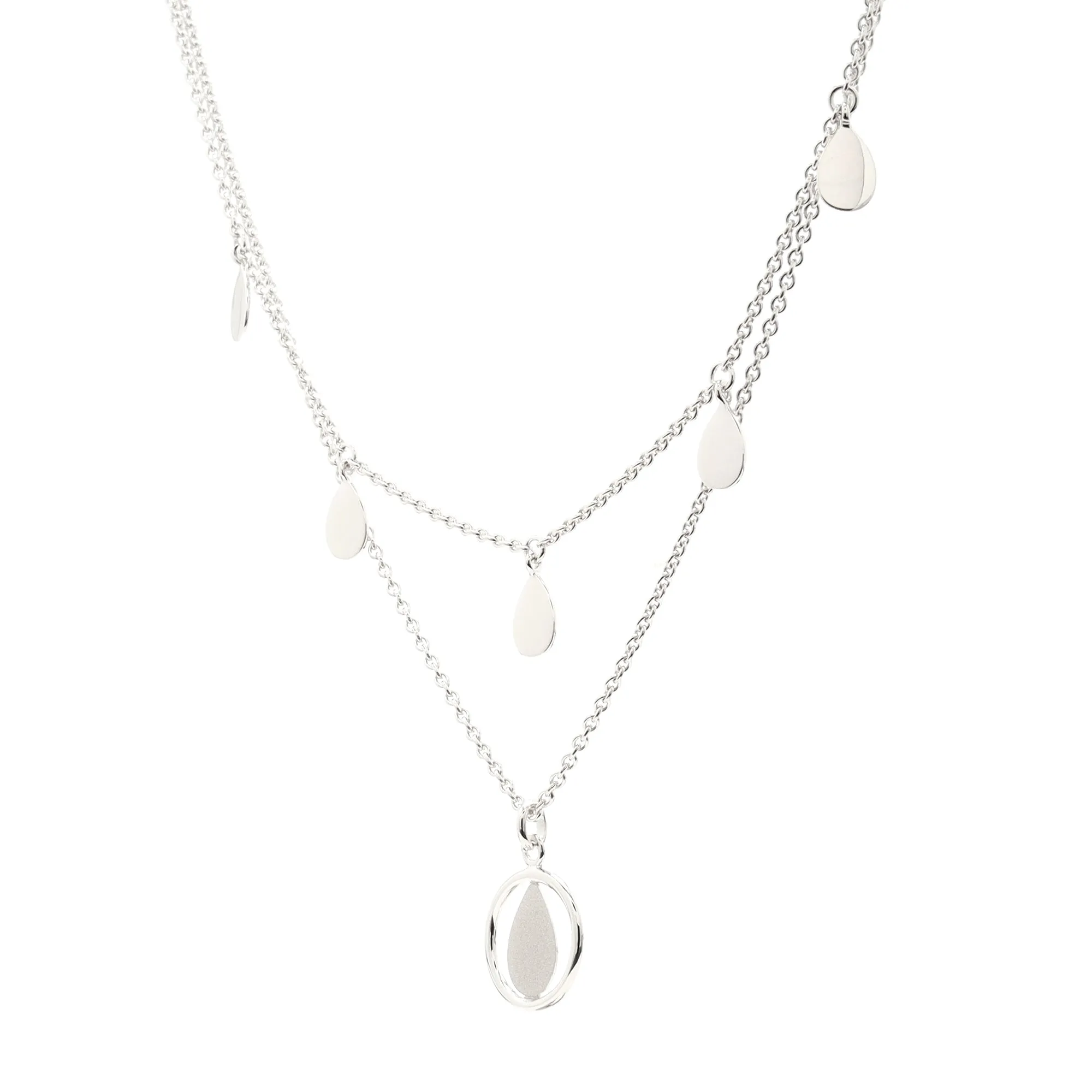 Layered Silver Necklace