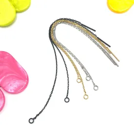 Leetie Lovendale - Olive Moonglow Spike Threader Earrings