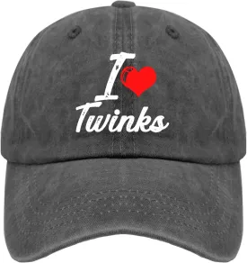 LGBT Hat I Love Twinks Hats and Gifts Cute Hats & Funny Hunting Hats and Funny Summer Hats and Funny