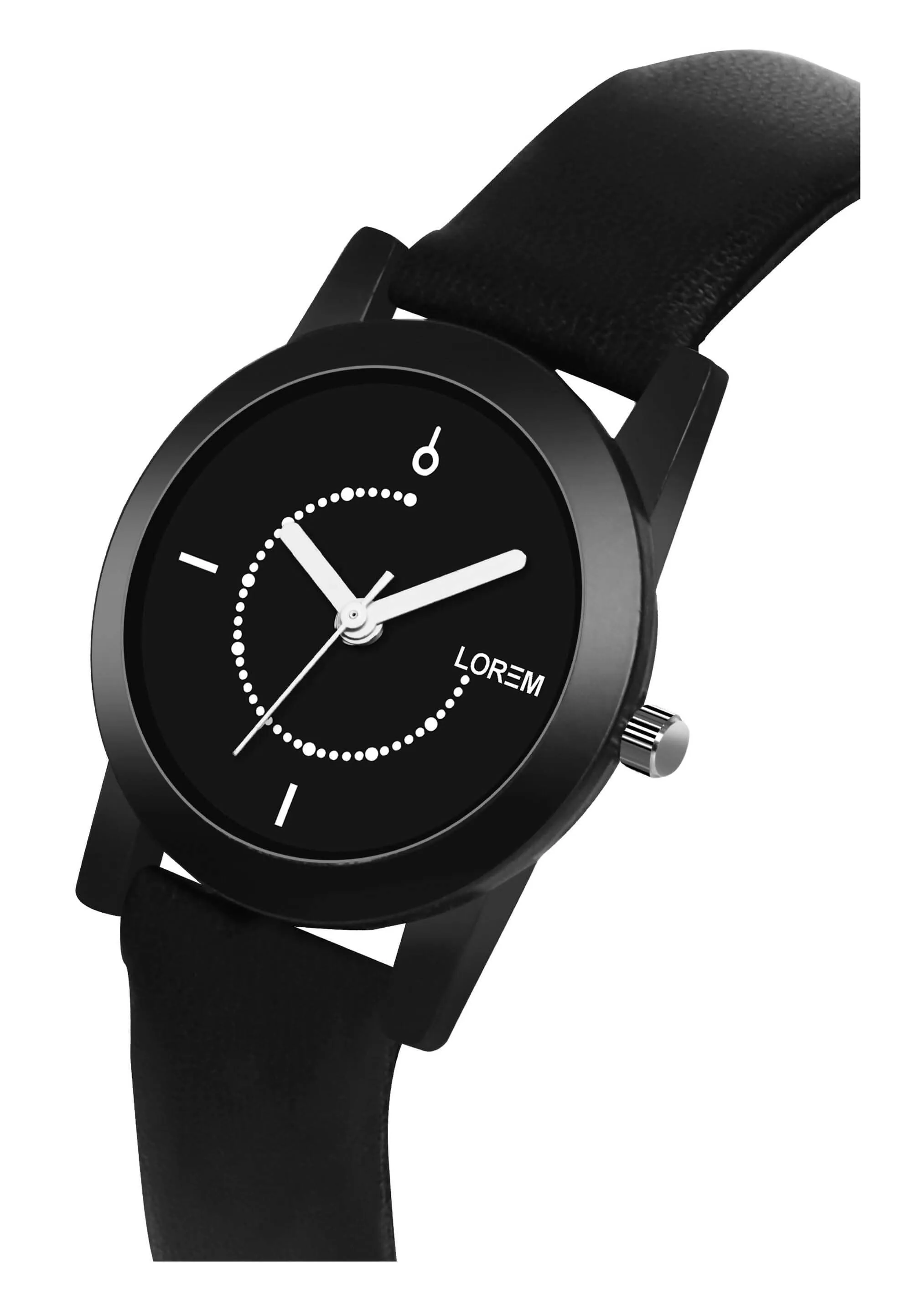 LOREM Analog Black Dial Women's Watch - LR253