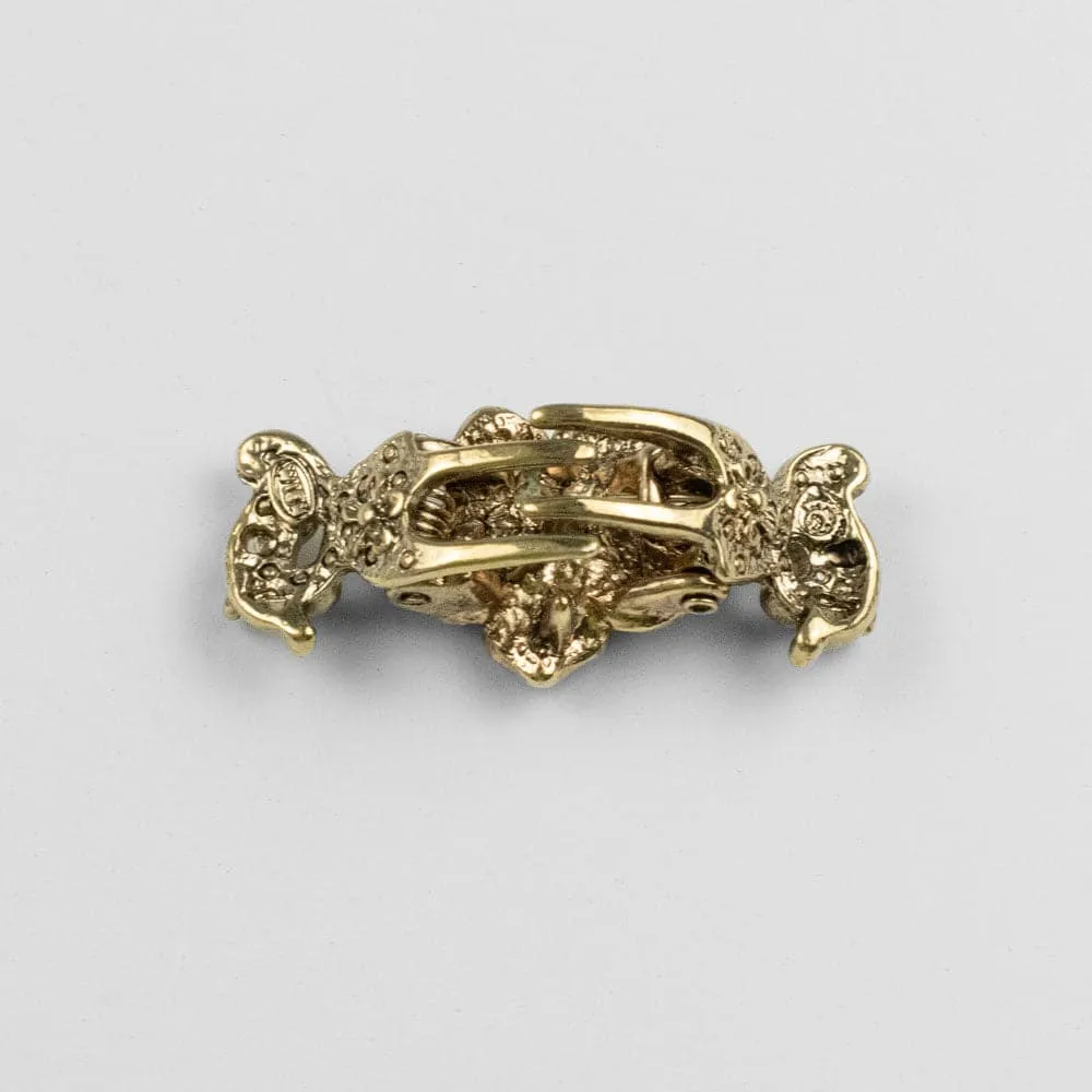 Mini Crystal Flower Hair Claw Clip