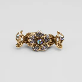 Mini Crystal Flower Hair Claw Clip