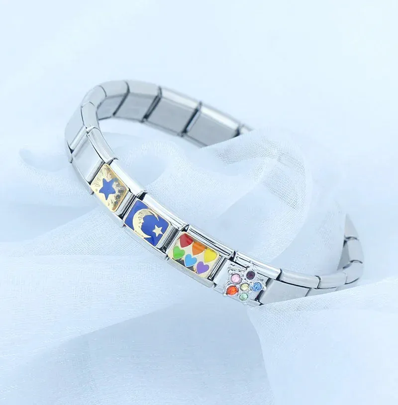 Moon and Star Charm
