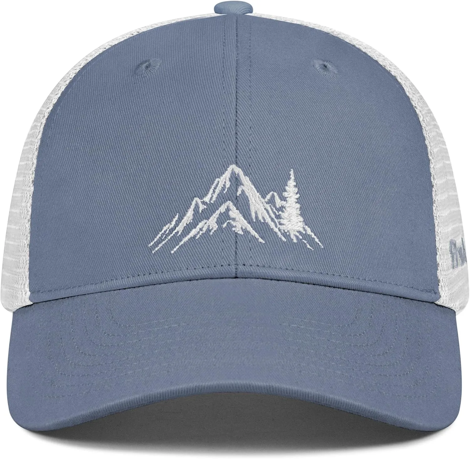 Mountain Trucker Hat for Men Women, Outdoor Gifts Cap for Summer Winter