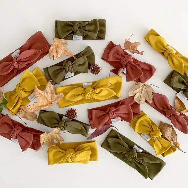 Mustard Bow Knot Headband