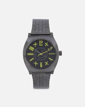 Nixon X Nirvana Time Teller Watch Black Nirvana