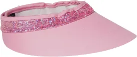 Original 4.5 Glitz Sun Visor | Helmet Sun Visor with Gripper | One Size Fits All | Mens and Womens Visor Hat