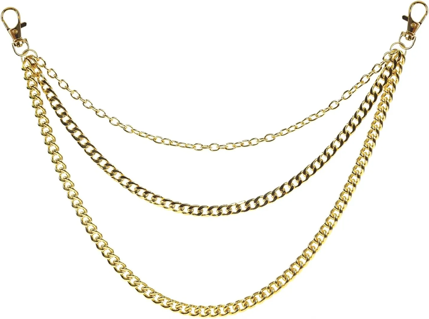 Pants Chain Wallet Chain Jeans Chain,1 Pack Belt Chain Wallet Chain Pocket Chain for Hip Hop Punk Jeans Chain Key Chain Goth Accessories for Eboy Egirl Men Women Streetwear Urban Fashion