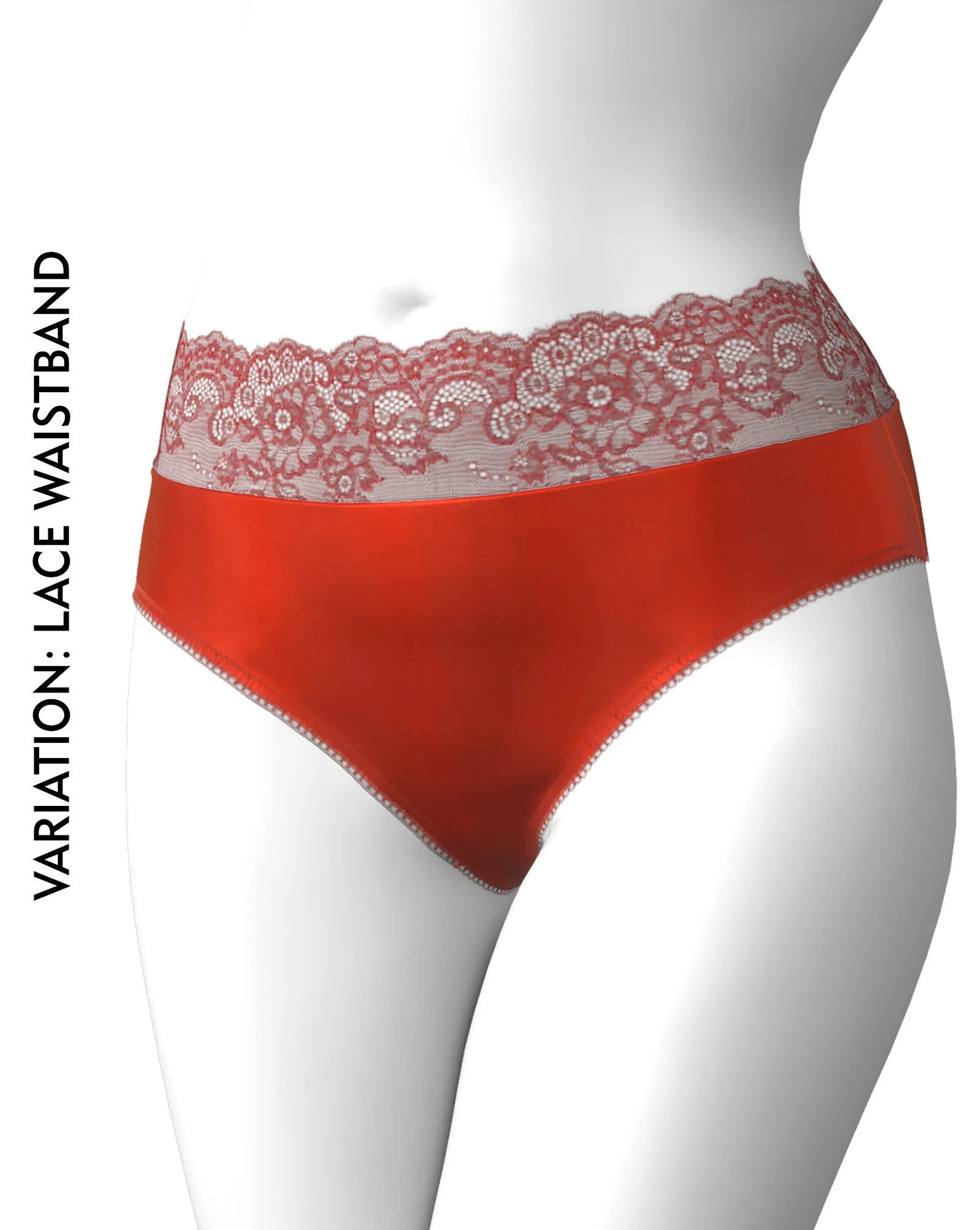 PDF "Anna" Hipster Panty Sewing Pattern, Sizes XS-L