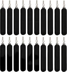 Reaction Tackle Drop Shot Weights - Saltwater and Freshwater Dropshot Fishing Sinkers - Skinny Pencil Shaped - Snagless Sinker Rig Fishing Weights for Bass Fishing Lures or Other Fish