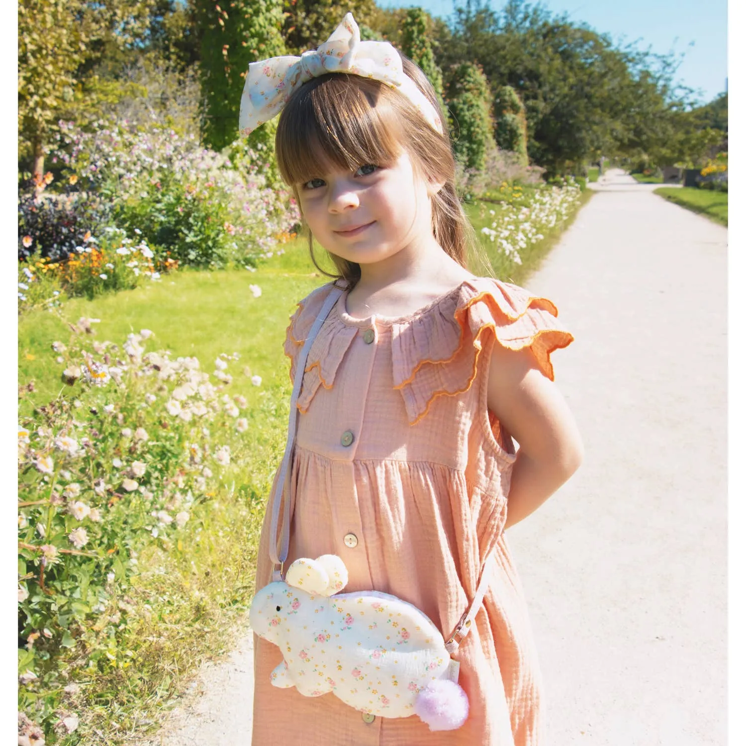 ROC Tiny Blossom Double Bow Headband
