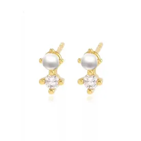 Sahira Tiny Pearl Studs