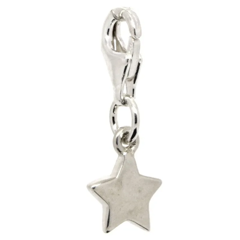 Silver Star Charm
