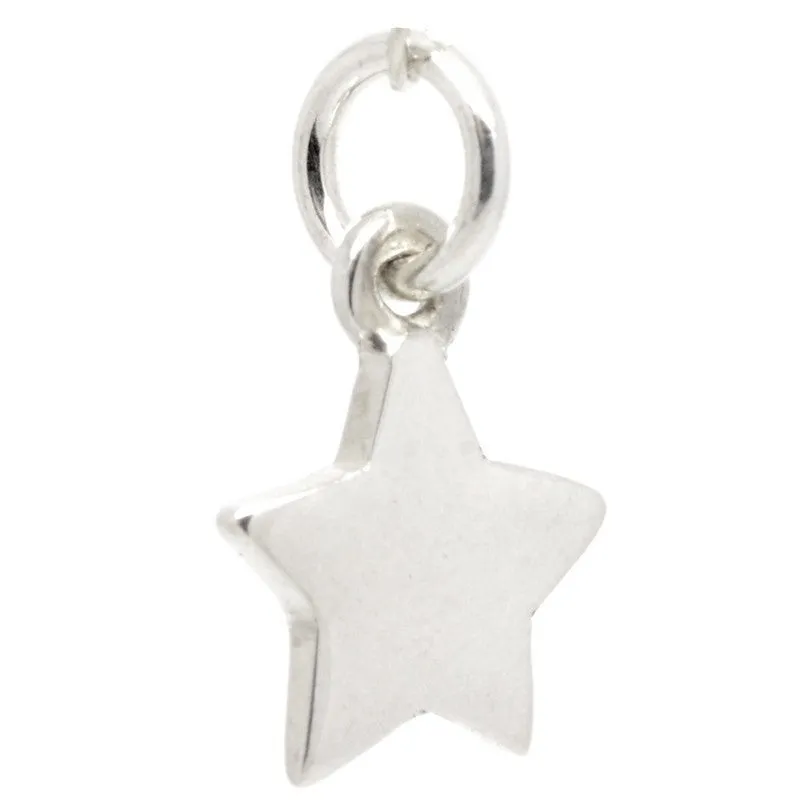 Silver Star Charm