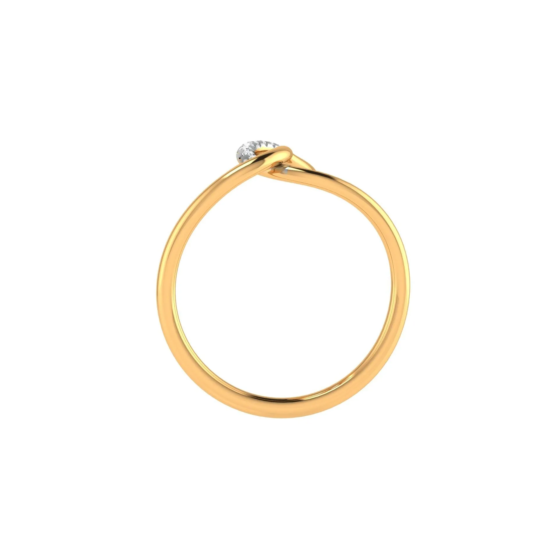Silver Yellow Gold Adjustable Unconventional Twisted Artistic Modern Ring for Women