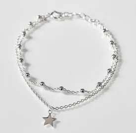 Star Double Chain Bracelet