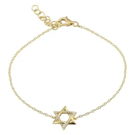 Star of David Charm Bracelet