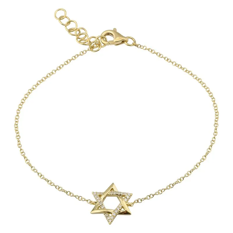 Star of David Charm Bracelet