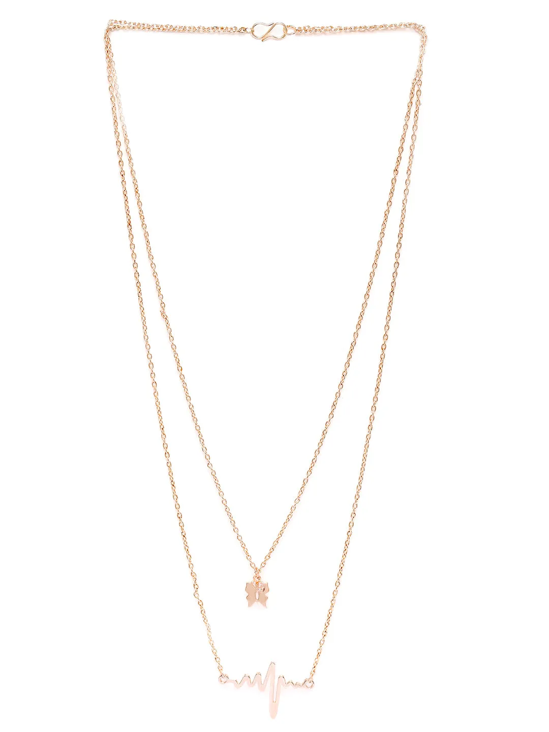 Stylish Fashionable Multilayer Chain Charm Pendants Necklace