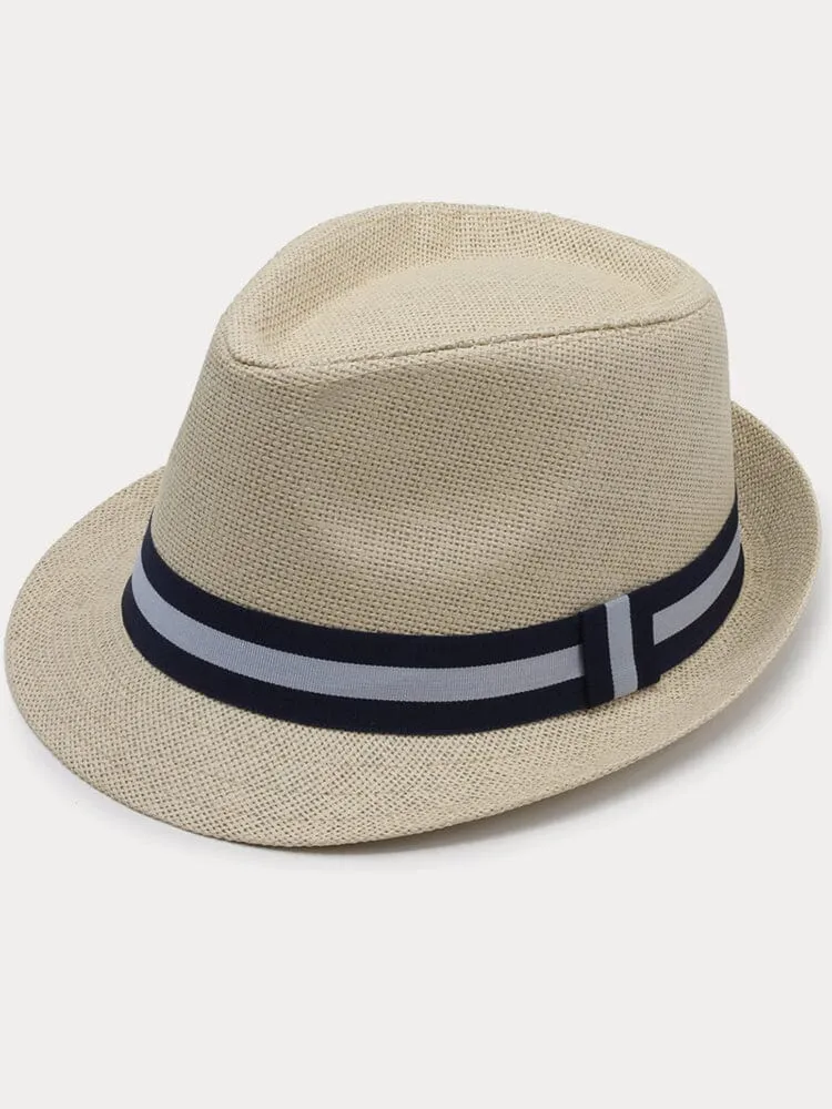 Summer Breezy Woven Beach Hat