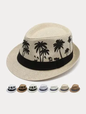 Summer Breezy Woven Beach Hat