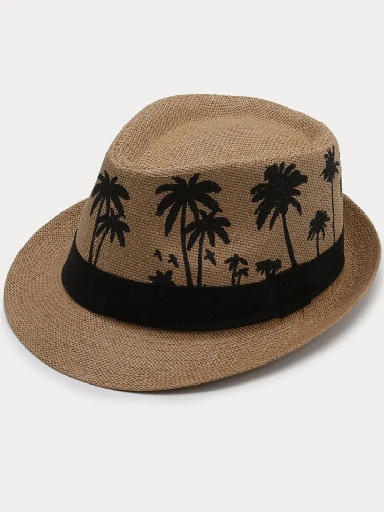Summer Breezy Woven Beach Hat