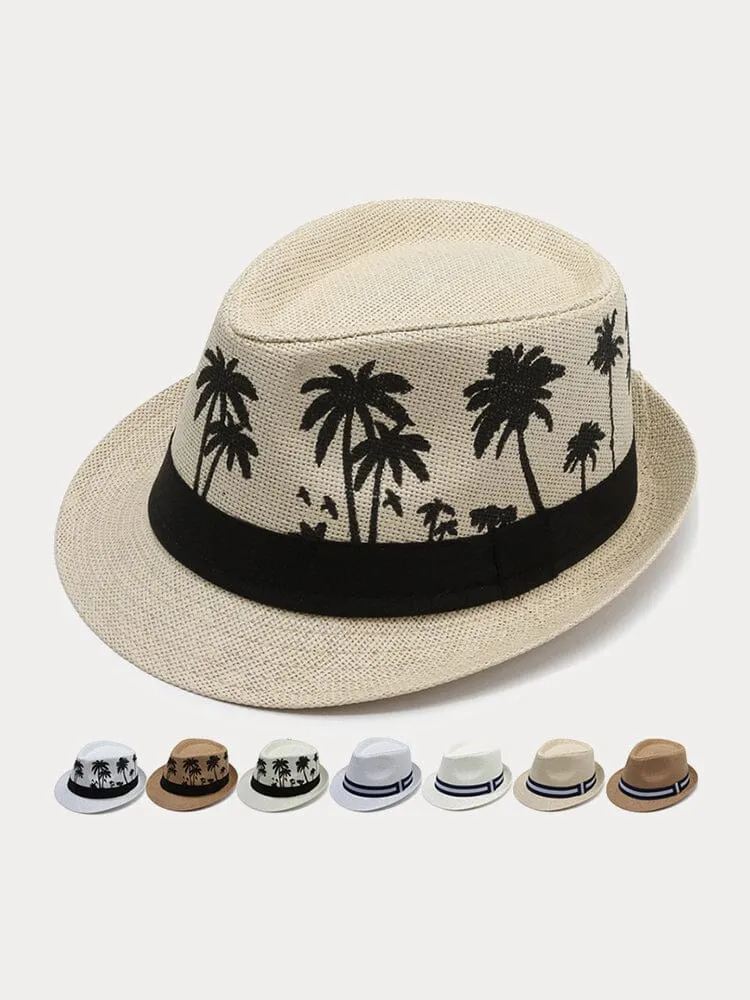 Summer Breezy Woven Beach Hat
